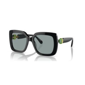 Gafas de sol oversize, forma cuadrada, SK6001, negro