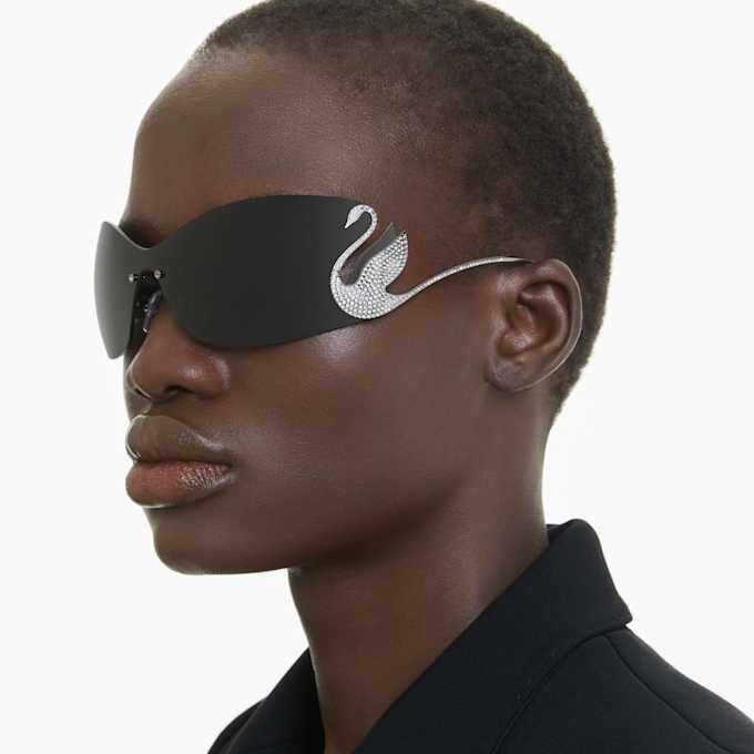 Gafas de sol tipo máscara, cisne, SK7020, gris Gafas de sol tipo máscara, cisne, SK7020, gris