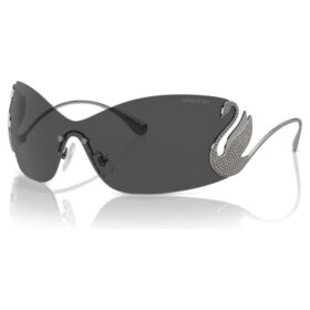 Gafas de sol tipo máscara, cisne, SK7020, gris