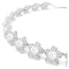 Gargantilla Ariana Grande x Swarovski con perla de cristal, corte redondo, blanca, chapada en rodio Gargantilla Ariana Grande x Swarovski con perla de cristal, corte redondo, blanca, chapada en rodio