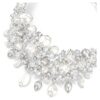Gargantilla Constella con perlas de cristal, talla redonda, blancas, chapadas en rodio Gargantilla Constella con perlas de cristal, talla redonda, blancas, chapadas en rodio