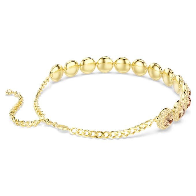 Gargantilla «Una Angelic» con corte redondo, color caramelo, chapada en tono dorado Gargantilla «Una Angelic» con corte redondo, color caramelo, chapada en tono dorado