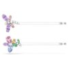 Horquilla para el pelo Ariana Grande x Swarovski con cortes variados, libélula, flor, multicolor, chapada en rodio Horquilla para el pelo Ariana Grande x Swarovski con cortes variados, libélula, flor, multicolor, chapada en rodio