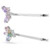 Horquilla para el pelo Ariana Grande x Swarovski con cortes variados, libélula, flor, multicolor, chapada en rodio Horquilla para el pelo Ariana Grande x Swarovski con cortes variados, libélula, flor, multicolor, chapada en rodio