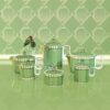 Azucarero Signum de porcelana, verde Azucarero Signum de porcelana, verde