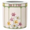 Jarrón Idyllia de porcelana, motivo de cristal, papamoscas, tamaño mediano, multicolor