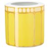 Jarrón Signum de porcelana, ancho, amarillo Jarrón Signum de porcelana, ancho, amarillo