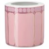 Jarrón Signum de porcelana, ancho, rosa Jarrón Signum de porcelana, ancho, rosa