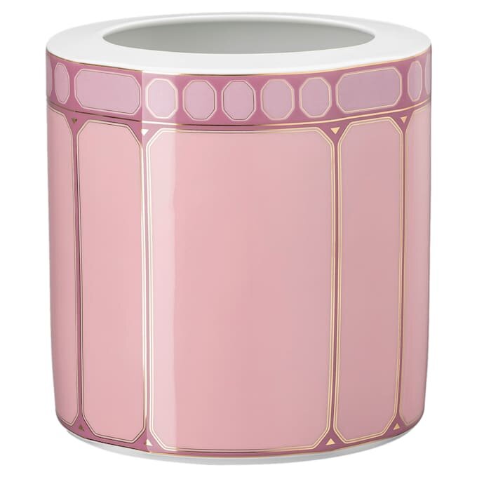 Jarrón Signum de porcelana, ancho, rosa Jarrón Signum de porcelana, ancho, rosa