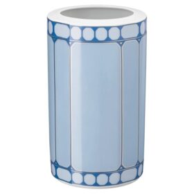 Jarrón Signum de porcelana, azul