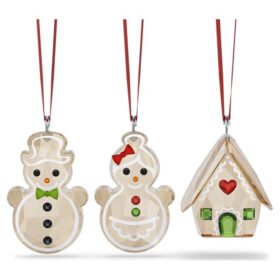 Juego de adornos de pan de jengibre «Holiday Cheers»