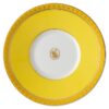 Taza de café espresso Signum con platillo, de porcelana, amarilla Taza de café espresso Signum con platillo, de porcelana, amarilla