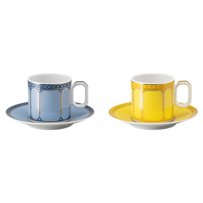 Juego de café espresso Signum de porcelana, multicolor Juego de café espresso Signum de porcelana, multicolor