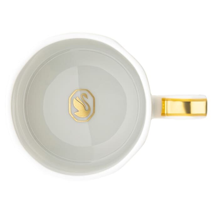 Taza de café espresso Signum con platillo, de porcelana, amarilla Taza de café espresso Signum con platillo, de porcelana, amarilla