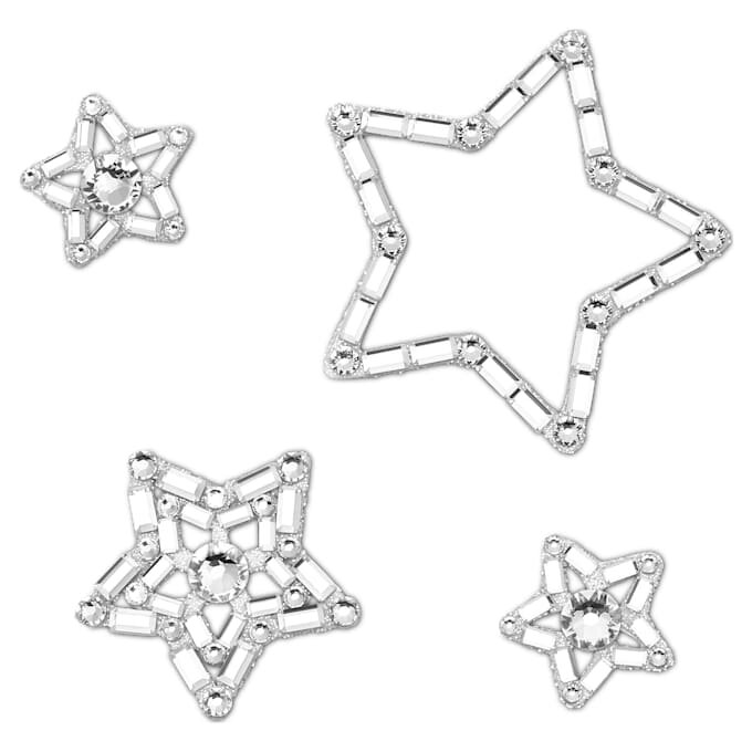 Juego de joyas corporales (4), estrella, blanco Juego de joyas corporales (4), estrella, blanco