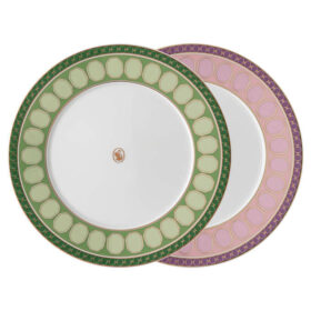 Juego de platos Signum de porcelana, tamaño mediano, multicolor Juego de platos Signum de porcelana, tamaño mediano, multicolor