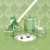 Azucarero Signum de porcelana, verde Azucarero Signum de porcelana, verde