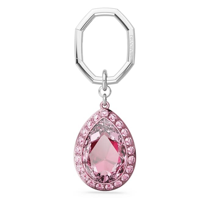 Llavero con corte en forma de pera, rosa Llavero con corte en forma de pera, rosa