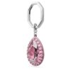 Llavero con corte en forma de pera, rosa Llavero con corte en forma de pera, rosa