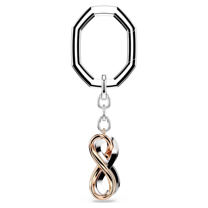Llavero Infinity, blanco, acabado en metales mixtos Llavero Infinity, blanco, acabado en metales mixtos