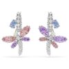 Pendientes colgantes Ariana Grande X Swarovski con cortes variados, libélula, multicolor, chapados en rodio Pendientes colgantes Ariana Grande X Swarovski con cortes variados, libélula, multicolor, chapados en rodio