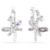 Pendientes colgantes Ariana Grande X Swarovski con cortes variados, libélula, multicolor, chapados en rodio Pendientes colgantes Ariana Grande X Swarovski con cortes variados, libélula, multicolor, chapados en rodio
