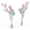 Pendientes colgantes Ariana Grande x Swarovski con cortes variados, multicolores y chapados en rodio Pendientes colgantes Ariana Grande x Swarovski con cortes variados, multicolores y chapados en rodio