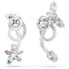 Pendientes colgantes Ariana Grande x Swarovski con «ear jacket» y cortes variados: libélula, flor, multicolor, chapados en rodio Pendientes colgantes Ariana Grande x Swarovski con «ear jacket» y cortes variados: libélula, flor, multicolor, chapados en rodio
