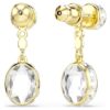 Pendientes colgantes Chroma con cortes variados, multicolores, chapados en tono dorado Pendientes colgantes Chroma con cortes variados, multicolores, chapados en tono dorado