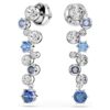 Pendientes colgantes Constella con cortes variados, azules, chapados en rodio Pendientes colgantes Constella con cortes variados, azules, chapados en rodio