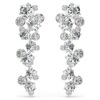 Pendientes colgantes Constella con cortes variados, blancos, chapados en rodio Pendientes colgantes Constella con cortes variados, blancos, chapados en rodio