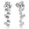 Pendientes colgantes Constella con cortes variados, blancos, chapados en rodio Pendientes colgantes Constella con cortes variados, blancos, chapados en rodio