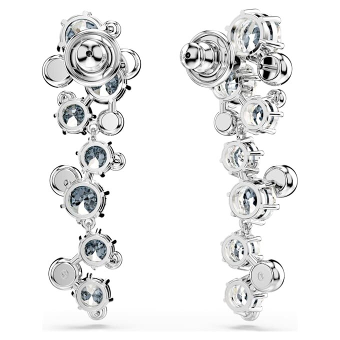 Pendientes colgantes Constella con cortes variados, blancos, chapados en rodio Pendientes colgantes Constella con cortes variados, blancos, chapados en rodio