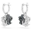 Pendientes colgantes Swan Swan, negro, acabado en metales mixtos Pendientes colgantes Swan Swan, negro, acabado en metales mixtos