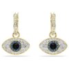 Pendientes colgantes Symbolica «Ojo del mal», azules, chapados en tono dorado Pendientes colgantes Symbolica «Ojo del mal», azules, chapados en tono dorado