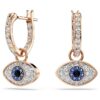 Pendientes colgantes Symbolica «Ojo», multicolores, chapados en tono oro rosa Pendientes colgantes Symbolica «Ojo», multicolores, chapados en tono oro rosa