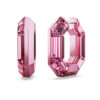 Pendientes de aro Lucent con forma octogonal, pequeños, rosa Pendientes de aro Lucent con forma octogonal, pequeños, rosa