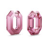 Pendientes de aro Lucent con forma octogonal, pequeños, rosa Pendientes de aro Lucent con forma octogonal, pequeños, rosa