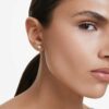 Pendientes de botón Eternity con diamantes cultivados en laboratorio, 0,5 ct en total, individuales, forma redonda, oro blanco de 14K Pendientes de botón Eternity con diamantes cultivados en laboratorio, 0,5 ct en total, individuales, forma redonda, oro blanco de 14K