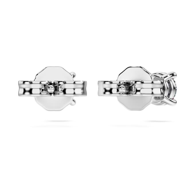 Pendientes de botón «Eternity» con diamantes cultivados en laboratorio, 0,52 ct en total, forma redonda, plata de ley Pendientes de botón «Eternity» con diamantes cultivados en laboratorio, 0,52 ct en total, forma redonda, plata de ley