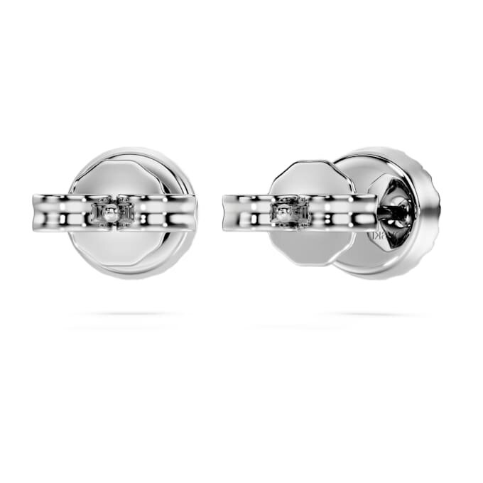 Pendientes de botón «Eternity Halo» con diamantes cultivados en laboratorio de 0,45 quilates en total, forma redonda, plata de ley Pendientes de botón «Eternity Halo» con diamantes cultivados en laboratorio de 0,45 quilates en total, forma redonda, plata de ley