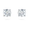 Pendientes de botón «Eternity Solitaire» con diamantes cultivados en laboratorio, 1 Ct en total, forma redonda, oro blanco de 14K Pendientes de botón «Eternity Solitaire» con diamantes cultivados en laboratorio, 1 Ct en total, forma redonda, oro blanco de 14K