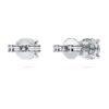 Pendientes de botón «Eternity Solitaire» con diamantes cultivados en laboratorio, 1 Ct en total, forma redonda, oro blanco de 14K Pendientes de botón «Eternity Solitaire» con diamantes cultivados en laboratorio, 1 Ct en total, forma redonda, oro blanco de 14K