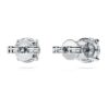Pendientes de botón «Eternity Solitaire» con diamantes cultivados en laboratorio, 2 ct en total, forma redonda, oro blanco de 14K Pendientes de botón «Eternity Solitaire» con diamantes cultivados en laboratorio, 2 ct en total, forma redonda, oro blanco de 14K