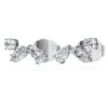 Pendientes de botón «Galaxy» con diamantes cultivados en laboratorio, 0,5 ct en total, formas variadas, plata de ley Pendientes de botón «Galaxy» con diamantes cultivados en laboratorio, 0,5 ct en total, formas variadas, plata de ley