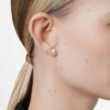 Pendientes de botón solitarios «Eternity» con diamantes cultivados en laboratorio, 1 Ct en total, forma redonda, oro amarillo de 14K Pendientes de botón solitarios «Eternity» con diamantes cultivados en laboratorio, 1 Ct en total, forma redonda, oro amarillo de 14K
