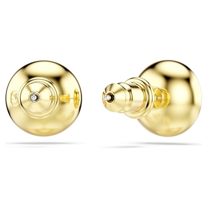 Pendientes de botón Una Angelic, corte redondo, color caramelo, chapado en tono dorado Pendientes de botón Una Angelic, corte redondo, color caramelo, chapado en tono dorado