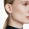 Pendientes de gota «Eternity» con diamantes cultivados en laboratorio, 0,7 ct en total, forma redonda, oro blanco de 14K Pendientes de gota «Eternity» con diamantes cultivados en laboratorio, 0,7 ct en total, forma redonda, oro blanco de 14K