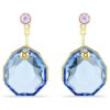 Pendientes Gema «Jackets» azules, chapados en tono dorado Pendientes Gema «Jackets» azules, chapados en tono dorado