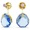 Pendientes Gema «Jackets» azules, chapados en tono dorado Pendientes Gema «Jackets» azules, chapados en tono dorado